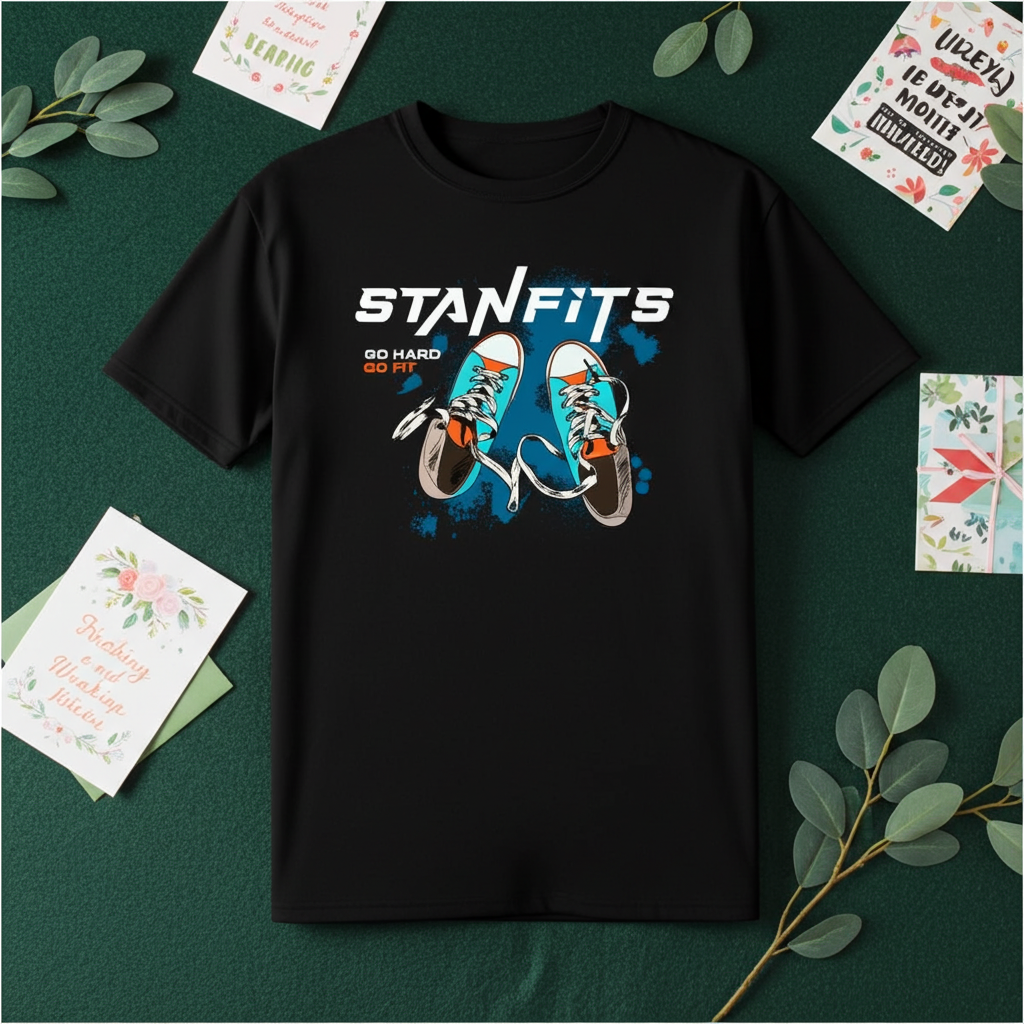 STANFITS "Go Hard" Kicks Graphic Tee