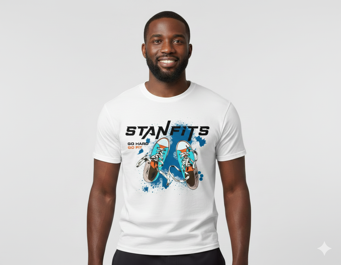 STANFITS "Go Hard" Kicks Graphic Tee