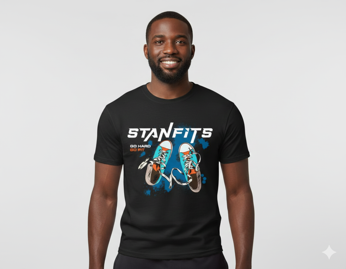 STANFITS "Go Hard" Kicks Graphic Tee